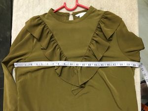 H&amp;M Olive Green Top Bust 36-38