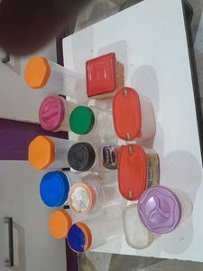 Mixed Plastic Containers - Kitchen Storage