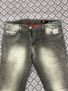 Stylish Grey Denim Jeans