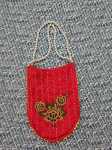Red Potli Bag For Women