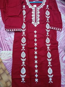 Elegant Embroidered Kurta Set