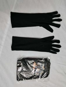 Abaya Nose Piece And Hand Gloves