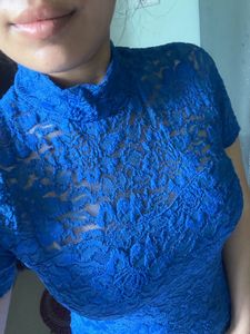 Blue Lace Dress