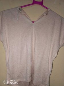 Cute Pink Top with Lace Detail