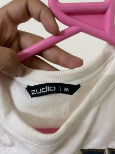 Zudio NY State White Tank