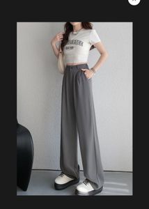 Korean Style Grey Pants Formal
