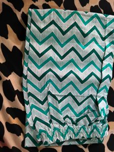 New,New,New. Teal Embroidered Kurti,