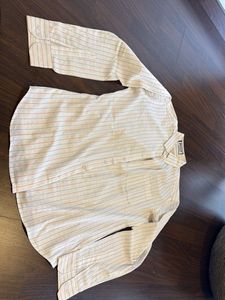 Striped Button-Down Shirt