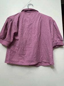 New Women Crop Shirt