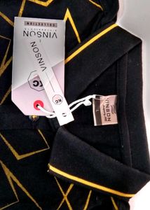 Stylish Black Patterned Shirt