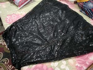 Black Sequin Embellished Lehnga