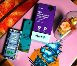 😍4 Set Serums Combo.10%Niacinamide Derma Co Serum