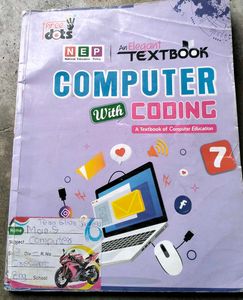 Computer with Coding Textbook - Grade 7