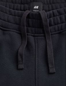 H&amp;M BLACK LOOSE FIT SWEATPANTS