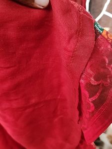 A line Stitched Red Kurti