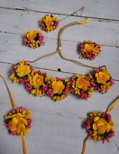 Brand New Haldi Jewellery Set