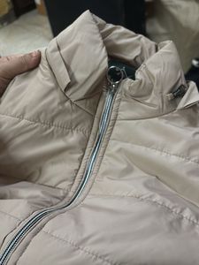 Beige Puffer Jacket