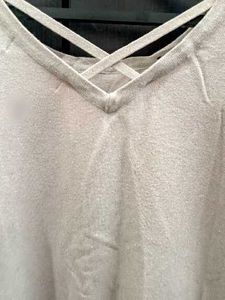 ✨ Cozy Glitter Knit Top w/ Criss-Cross Neck ✨