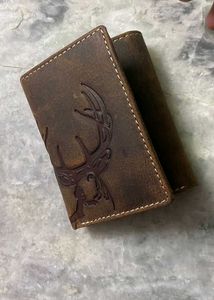 Mens Hunter Leather Try Fold Avlbe In 2 Design