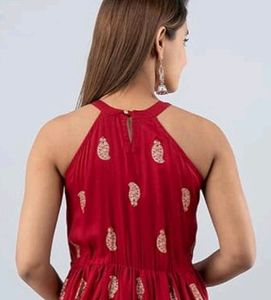 Beautiful Sleeveless Gown Full Length