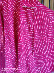High Flared Badhni Print Ethnic Gown