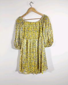 Yellow Mini Dress