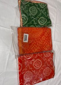 Bandhej Wedding Wear Saree