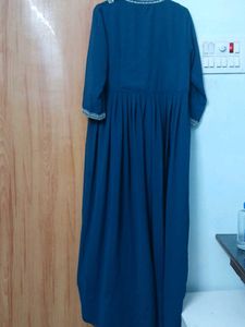 Elegant Blue Embroidered Kurta