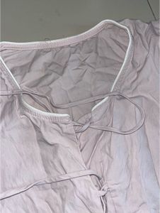 Pretty Lavender Tie Top