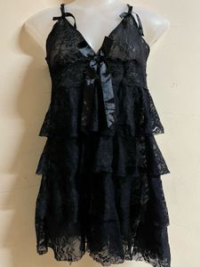Black Lace Babydoll Lingerie