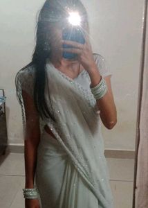 🪔Diwali New Designer Chiffon Saree - Fullset✨