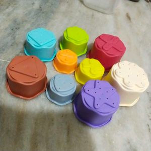 Colorful Stacking Cups