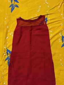 Red &amp; Gold Kurta