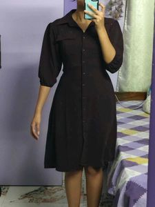 Purple Shirt Dress