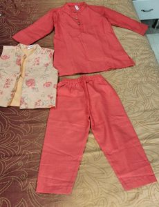 3 Piece kurta set for Boys