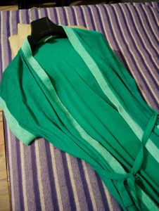 Green Robe  After A Shower