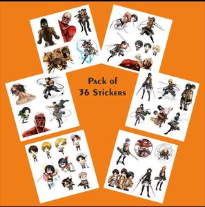 Attack On Titan Stickers Waterproof