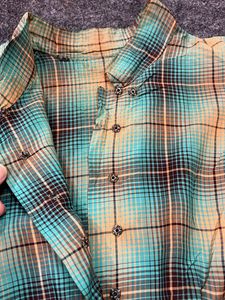 Checked Frock Style Kurta 🦋