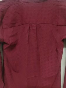 Bossini Burgundy Blouse/ Office wear
