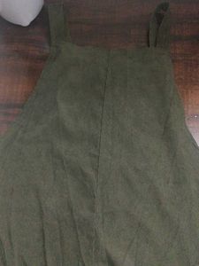 Green Cotton Dungaree