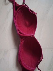 Burgundy Bra