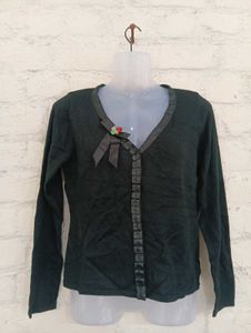Black Cute Cardigan