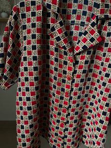 RED Buttoned Down Box Checked Casual Shirt