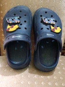 Blue Bonkerz Clogs with Charms