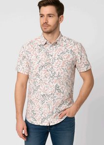 Trendy Floral Half Sleeve Shirt – M Size