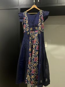 Elegant Blue Kurta Gown