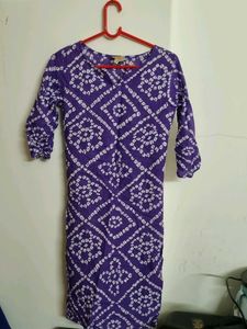 Bandhani Print Dress