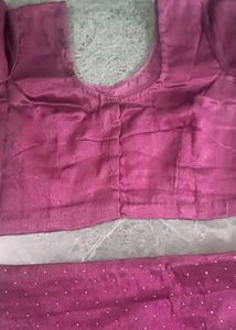 Elegant purple Saree