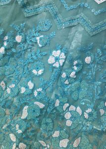 Aqua Embellished Lehenga Choli