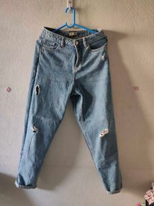 Distressed Denim Jeans